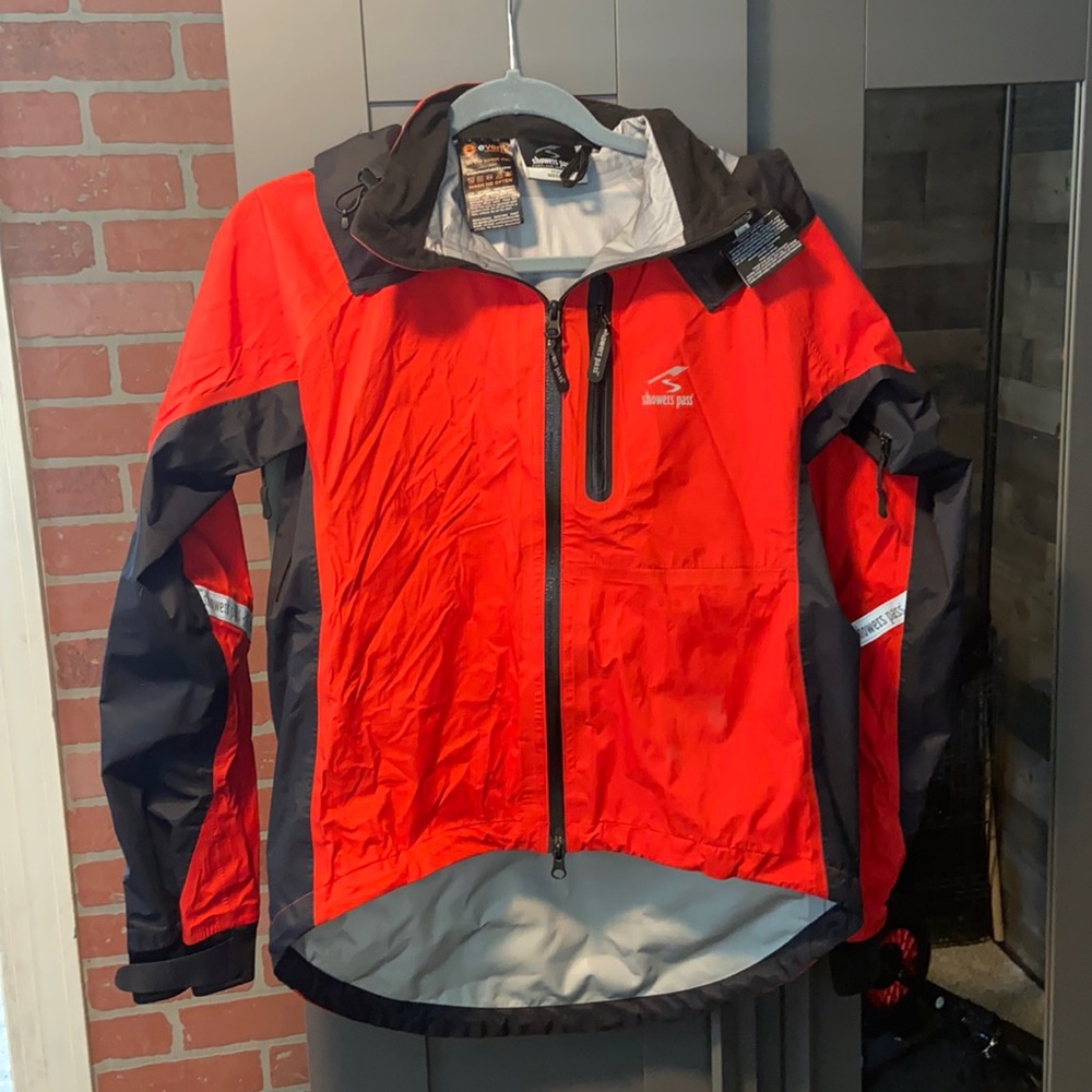 Shower Pass cycling jacket. Rarely worn, like new